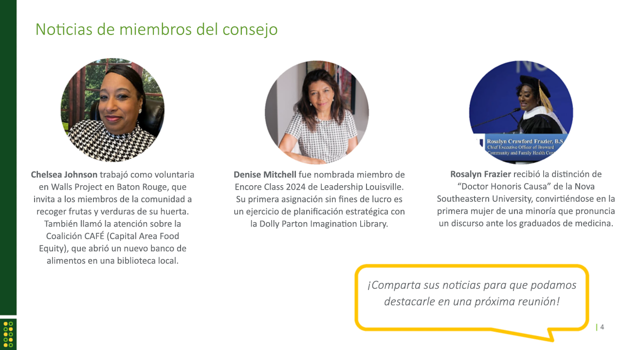 reunión del consejo